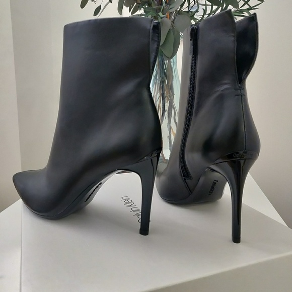 Calvin Klein Reveal leather boots - Picture 4 of 7